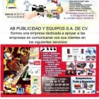 La imagen 2 de la Empresa AB PUBLICIDAD Y EQUIPOS SA DE CV Video y Sonido Profesional en Zapopan JAL