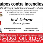 La imagen 1 de la Empresa EQUIPOS CONTRA INCENDIOS JS Servicios Profesionales y de Negocios en Juárez Sección NLE