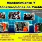 La imagen 1 de la Empresa MANTENIMIENTO Y CONSTRUCCIONES DE PUEBLA Servicios Profesionales y de Negocios en Puebla MEX