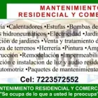 La imagen 1 de la Empresa MRC MANTENIMIENTO Y SEGURIDAD RESIDENCIAL Y COMERCIAL Servicios Profesionales y de Negocios en Valle De Bravo MEX