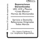 La imagen 3 de la Empresa SERVICIO SONY HITACHI Servicios Profesionales y de Negocios en Ampliación Bugambilias MOR