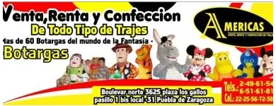 La imagen 7 de la Empresa DISFRACES AMÉRICAS EN PUEBLA Disfraces en Valle Dorado PUE