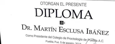 La imagen 1 de la Empresa DR. MARTIN ESCLUSA IBAÑEZ Salud y Medicina en Puebla MEX