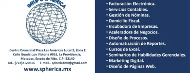 La imagen 7 de la Empresa GRUPO SPHERICA Servicios Profesionales y de Negocios en Metepec MEX