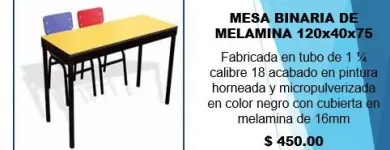 La imagen 10 de la Empresa PIZARRONES Y ESCRITORIOS RUESGA en Ecatepec De Morelos MEX