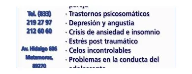 La imagen 3 de la Empresa PSICOLOGO OSCAR ALBERTO BARRAGAN TORRES Salud y Medicina en Tampico TAM