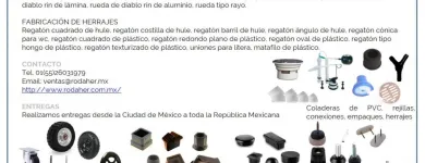 La imagen 4 de la Empresa RODAJAS Y HERRAJES DE MÉXICO Tuberias y accesorios en Ciudad De México CMX
