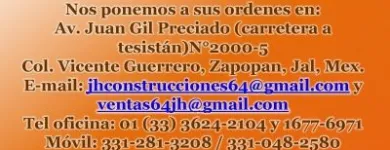 La imagen 1 de la Empresa TABLAROCA Y CONSTRUCCIÓN JIREH HOME Servicios Profesionales y de Negocios en Zapopan JAL