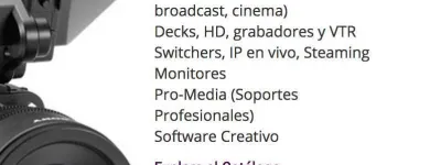 La imagen 6 de la Empresa VIDEOSERVICIOS S.A. DE C.V Video y Sonido Profesional en Ciudad De México CMX