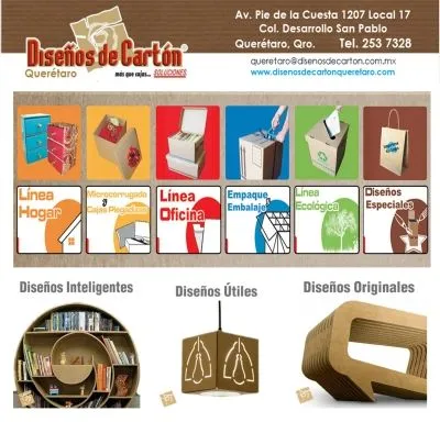 La imagen 3 de la Empresa DISEÑOS DE CARTÓN QUERÉTARO