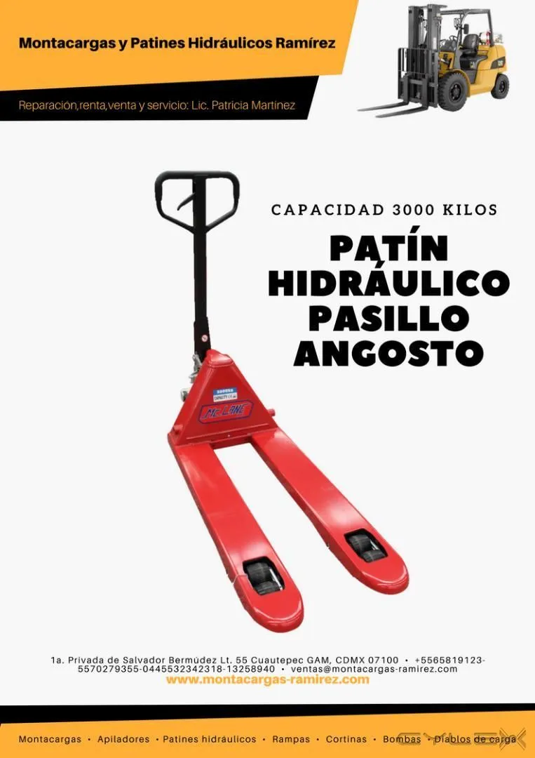 La imagen 4 de la Empresa MONTACARGAS Y PATINES HIDRÁULICOS RAMÍREZ