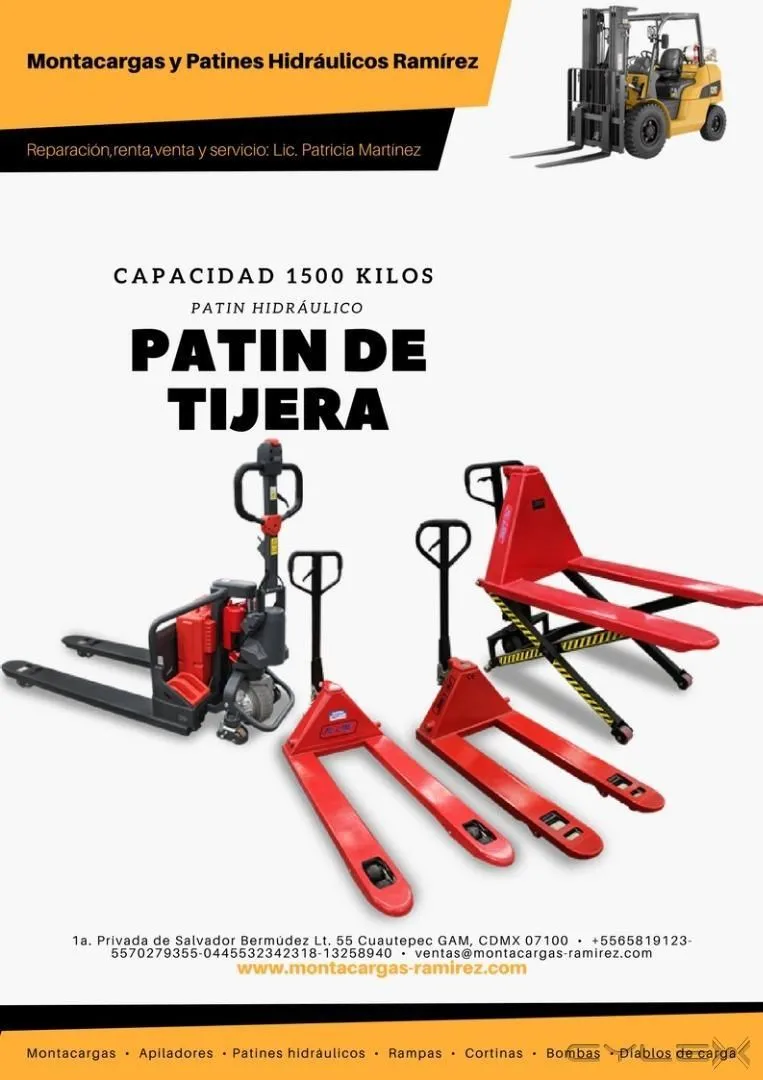 La imagen 6 de la Empresa MONTACARGAS Y PATINES HIDRÁULICOS RAMÍREZ