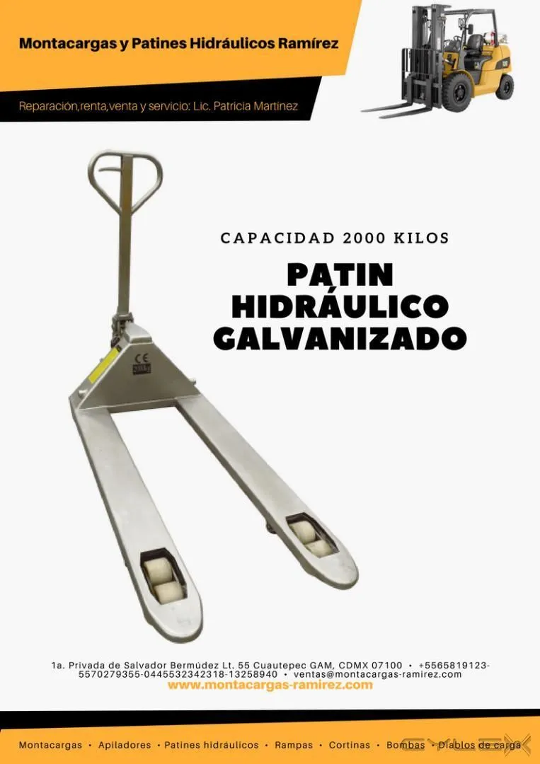 La imagen 7 de la Empresa MONTACARGAS Y PATINES HIDRÁULICOS RAMÍREZ