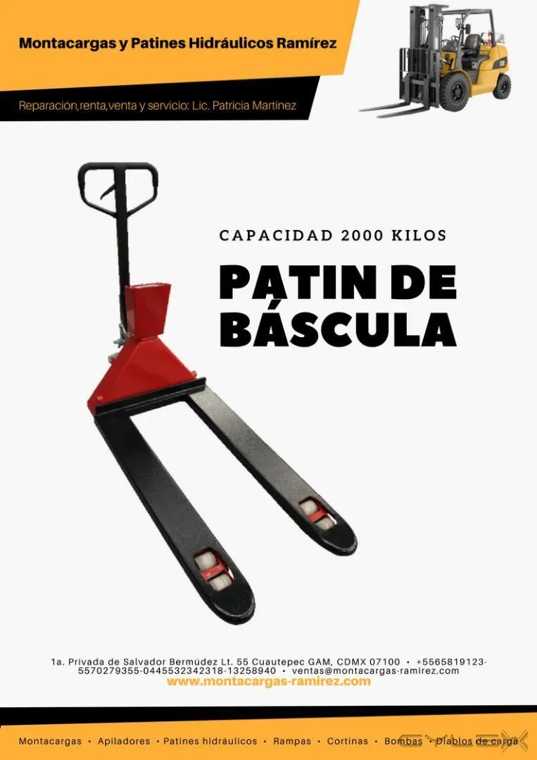 La imagen 10 de la Empresa MONTACARGAS Y PATINES HIDRÁULICOS RAMÍREZ