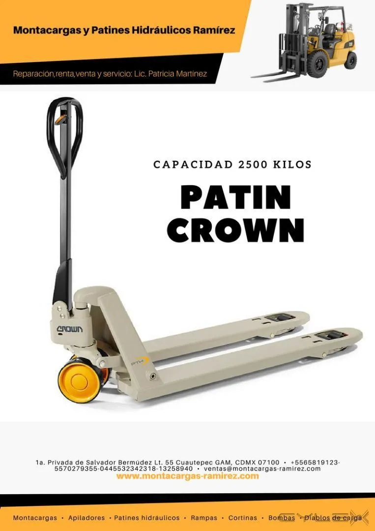 La imagen 11 de la Empresa MONTACARGAS Y PATINES HIDRÁULICOS RAMÍREZ