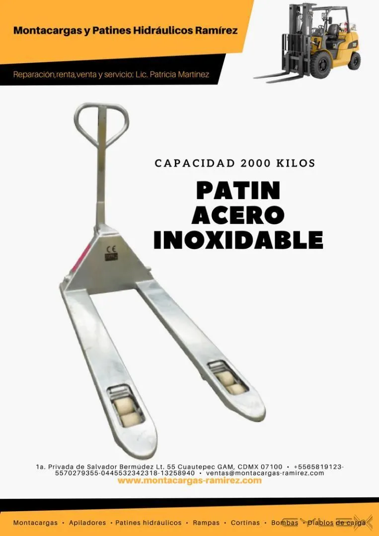 La imagen 13 de la Empresa MONTACARGAS Y PATINES HIDRÁULICOS RAMÍREZ